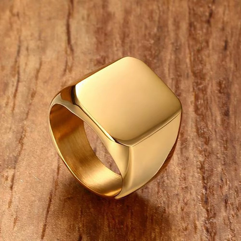 Anello da Incidere in Acciaio – Il Tuo Messaggio