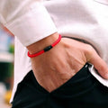 Bracciale Uomo in Corda Intrecciata – Chiusura Magnetica